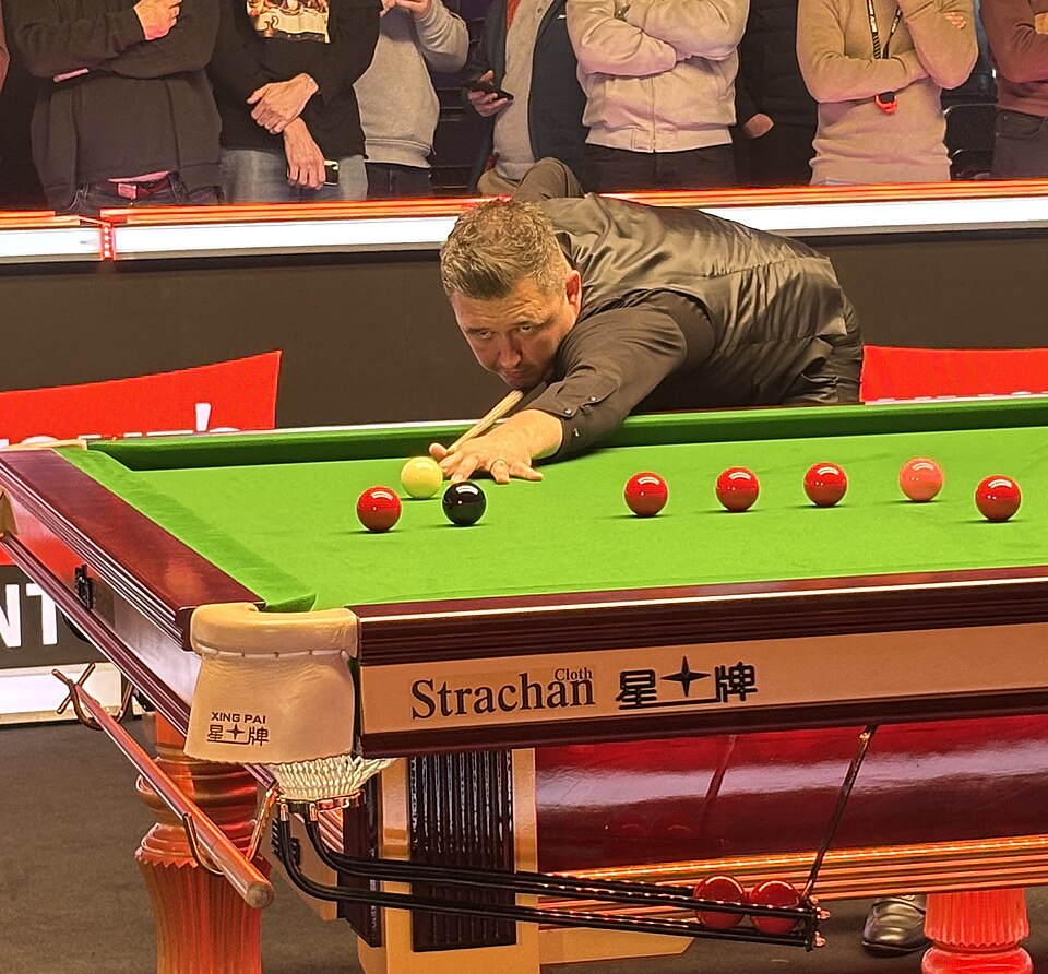 Kyren Wilson at the 2026 Masters snooker final on 18 January 2026
