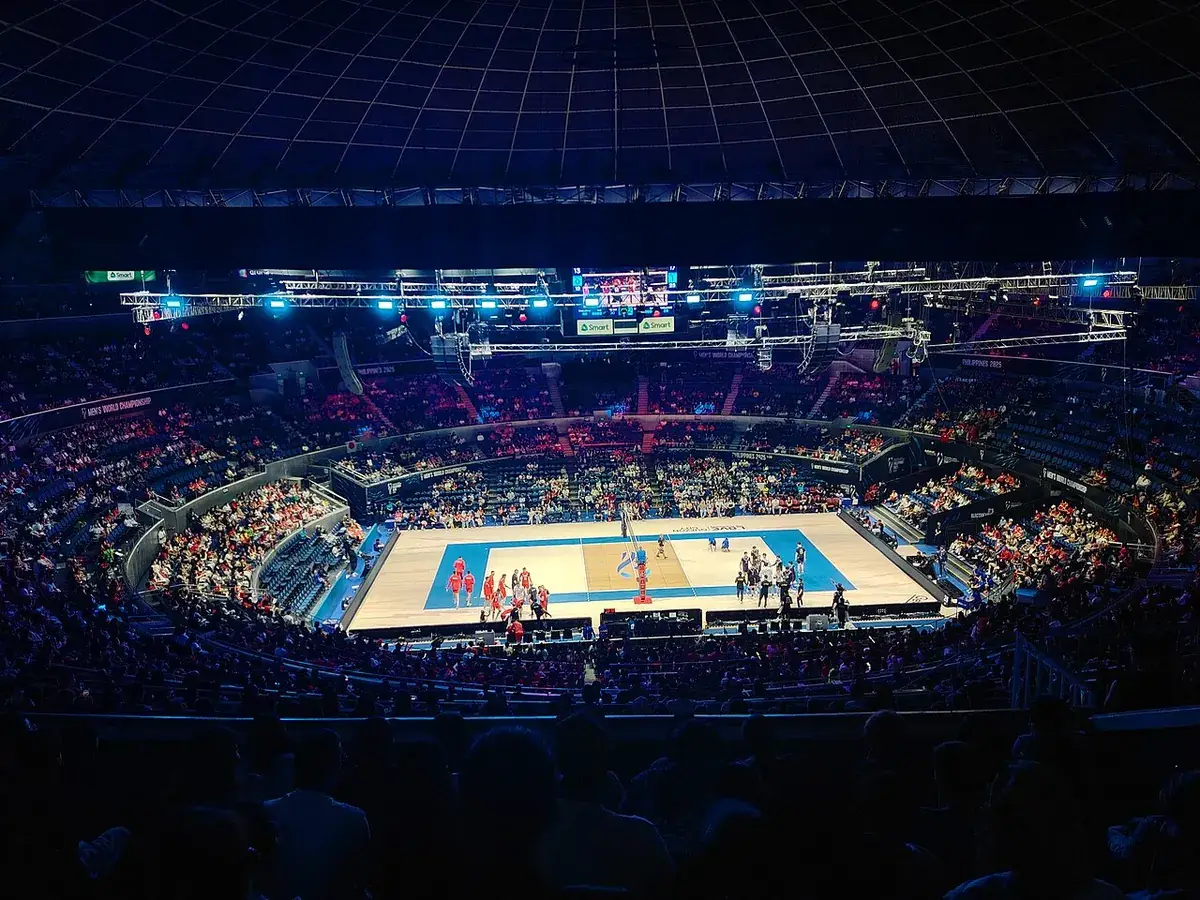 2025 FIVB Men's Volleyball World Championship match between Turkey vs Japan at the Smart Araneta Coliseum