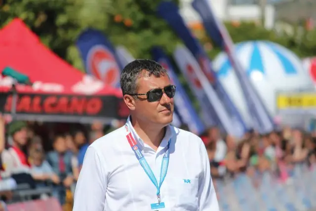 Aydın Ayhan Güney — outdoor portrait at a cycling event