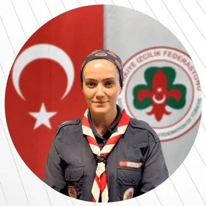 Elif Derindere — official Türkiye Scouting Federation portrait