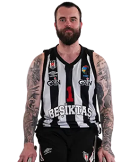 Jontee Brown — official Beşiktaş JK wheelchair-basketball portrait