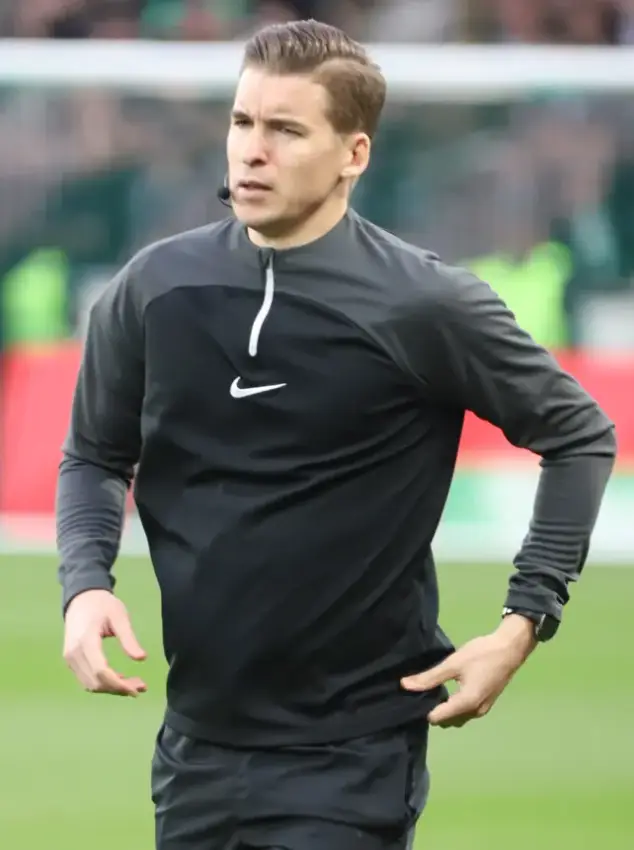 LETEXIER Francois officiating Saint-Etienne v Lyon in 2025