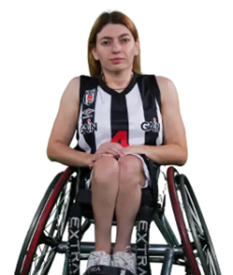 Maşide Çakır — official Beşiktaş JK wheelchair-basketball portrait