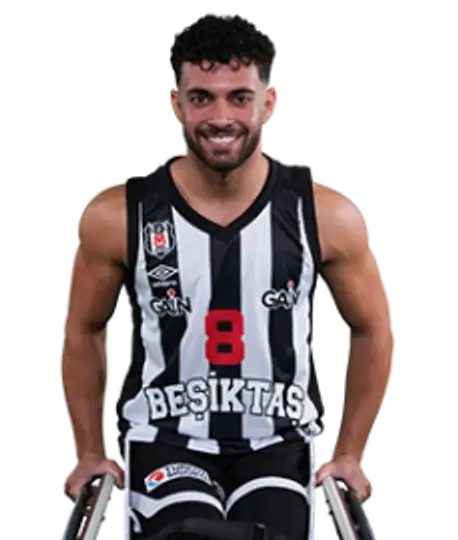 Onur Ayhan Eroğlu — official Beşiktaş JK wheelchair-basketball portrait