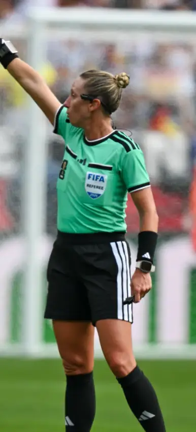 PENSO Tori officiating Ecuador v Germany at the 2026 FIFA World Cup