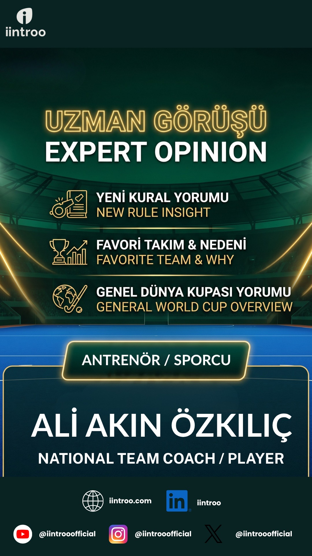 iintroo Expert Opinion video cover: Ali Akın Özkılıç, national-team coach and player
